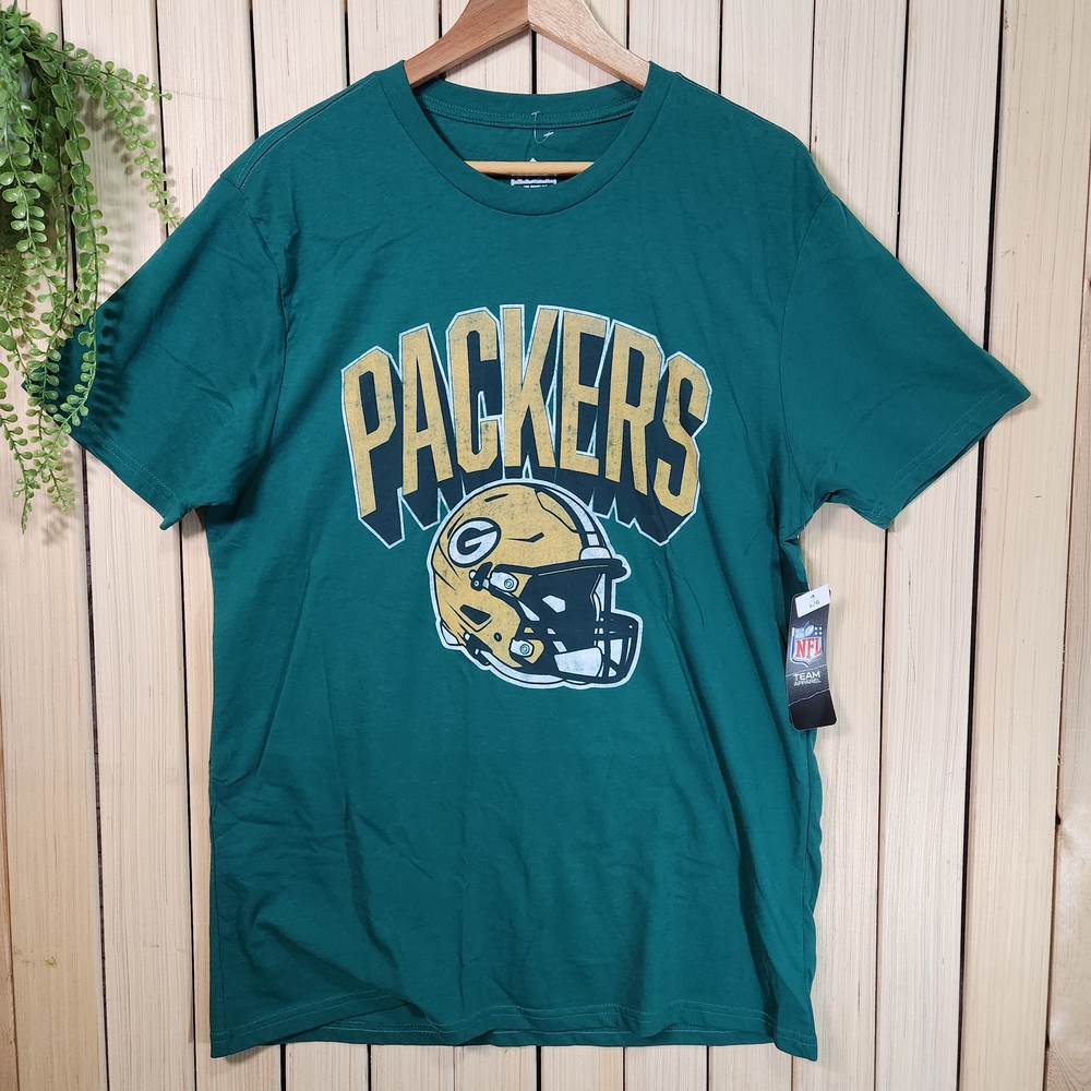 NFL Packers Tshirt Green and Gold, American Football.